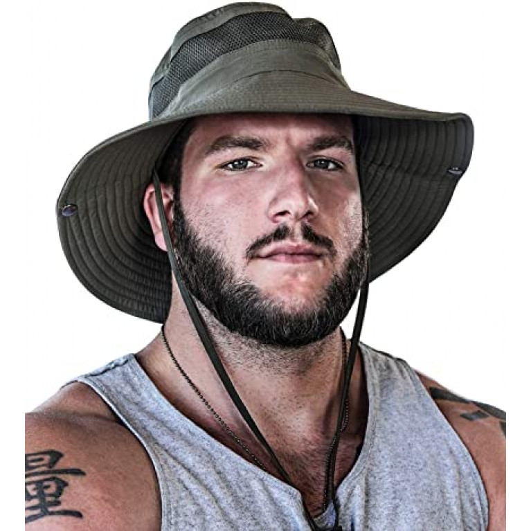 GearTOP Fishing Hat and Safari Cap with Sun Protection | Premium UPF 50+ Hats for Men and Women - Navigator Series 